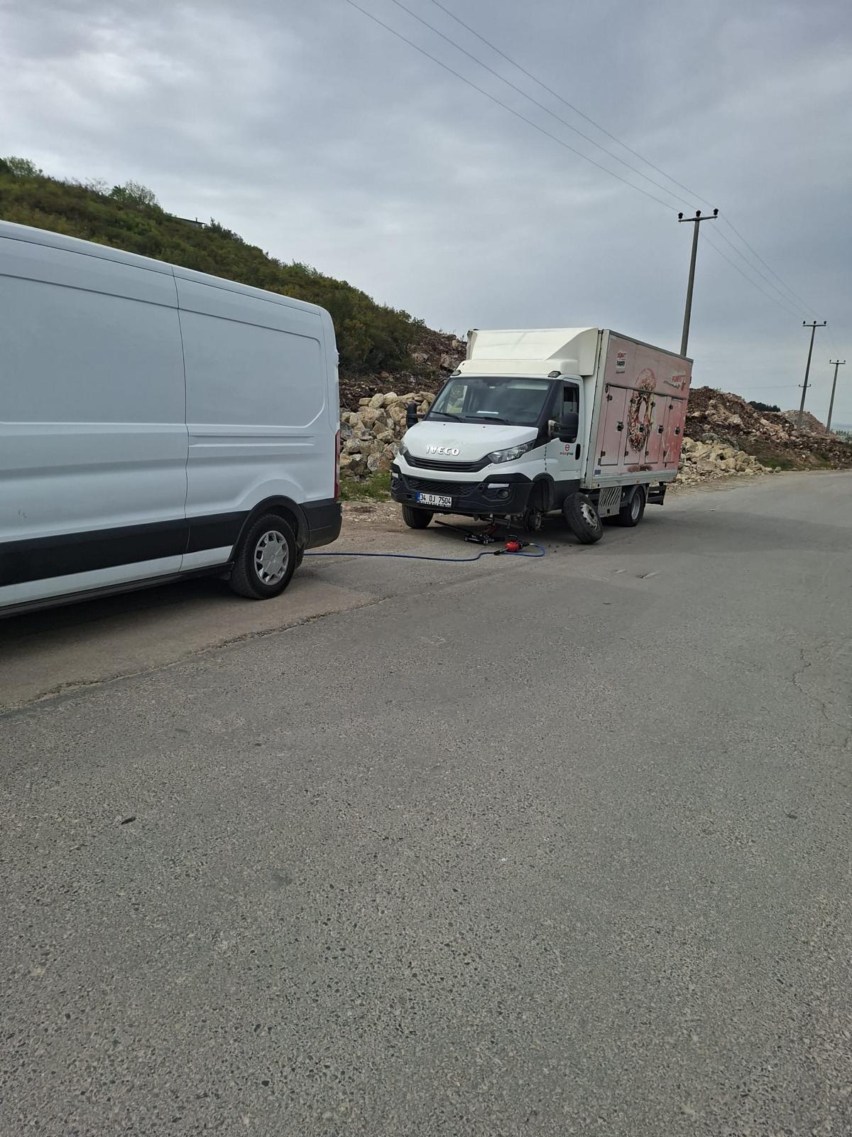 Yerinde mobil oto lastik tamiri